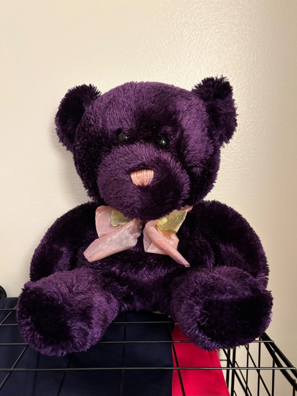 Dan Dee Collectors Choice Purple Teddy Bear Soft Plush